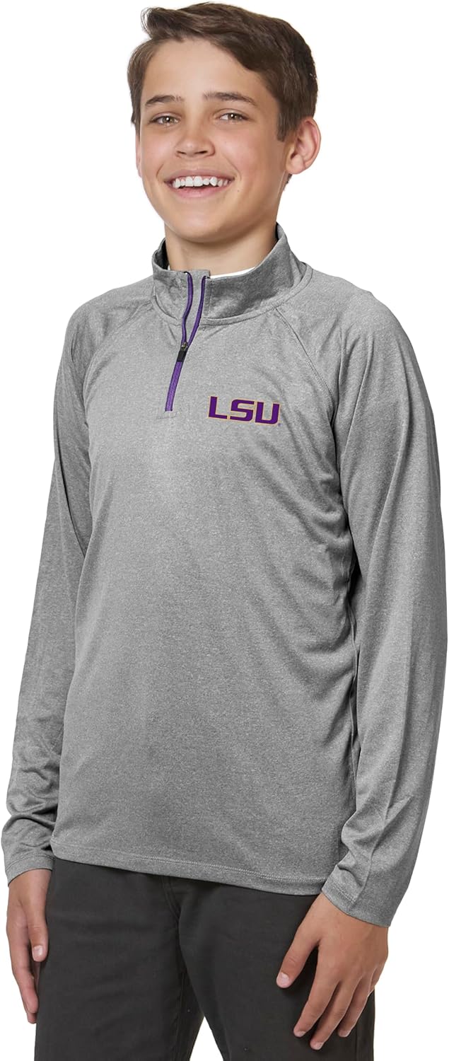 Little King NCAA Youth Boys 1/4 Zip Pullover Wind Shirt Review
