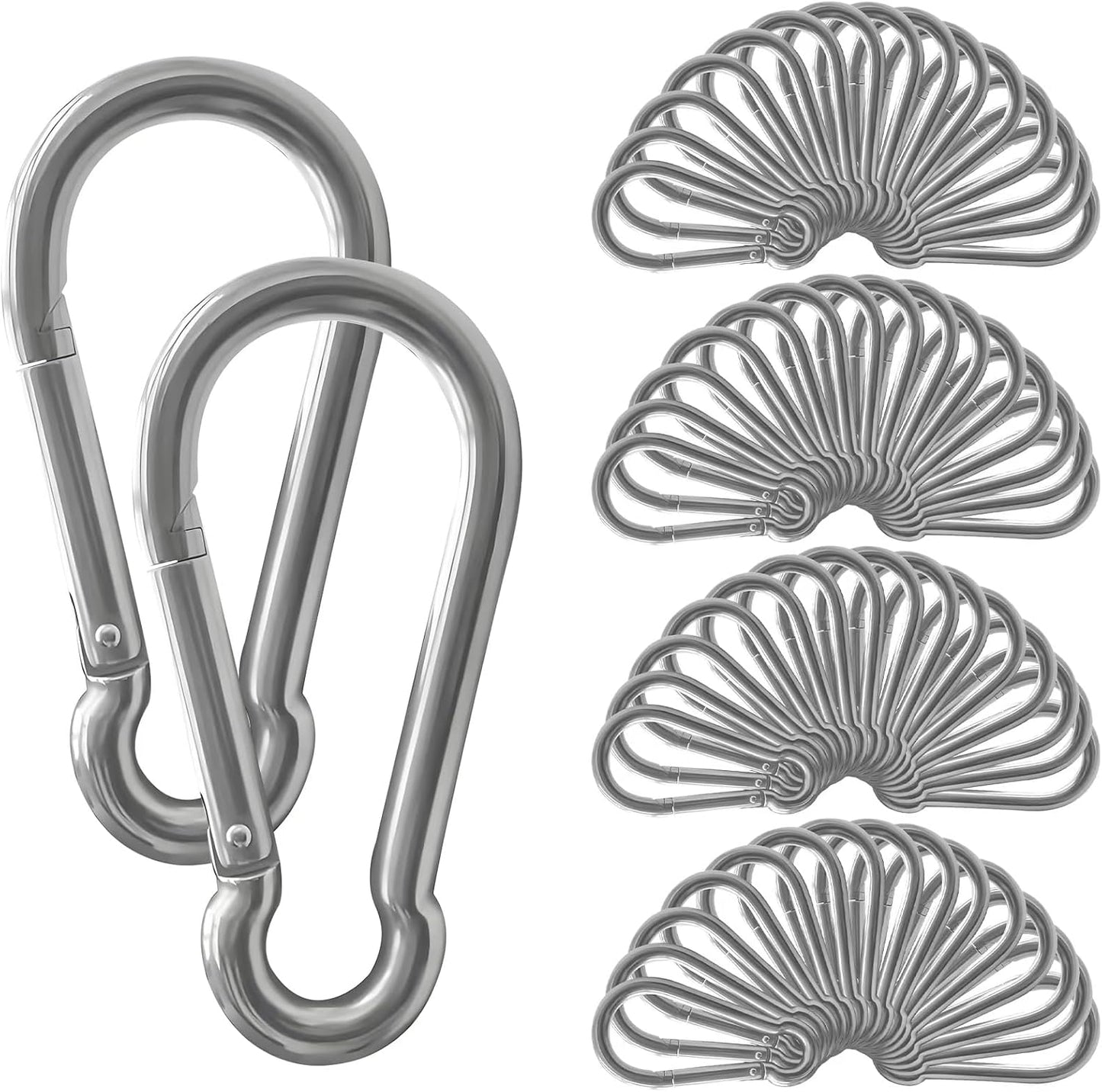 150PCS Heavy Duty Carabiner Clips Set - QIANHUIPLUS