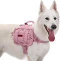 Dog Backpack Large Pink - ONETIGRIS Mammoth Nylon Pack for Hiking