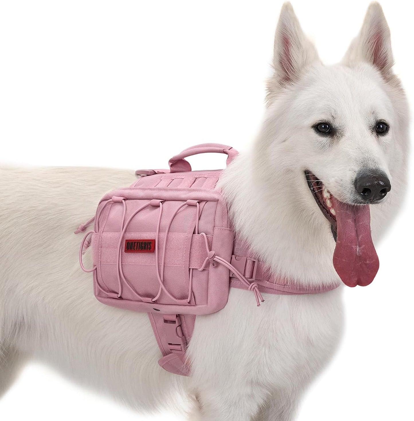 ONETIGRIS Dog Backpack for Medium & Large Dogs - Tactical Pack