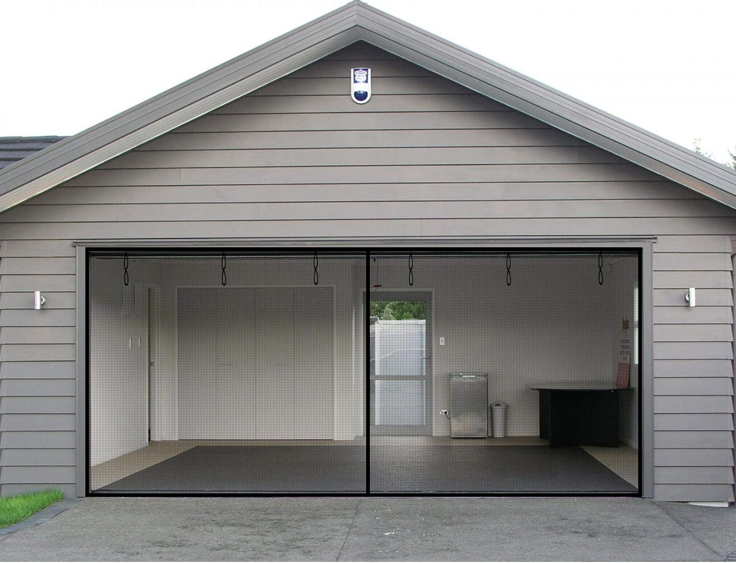 Garage Door Screen 18x7Ft Magnetic Closure Heavy Duty Design