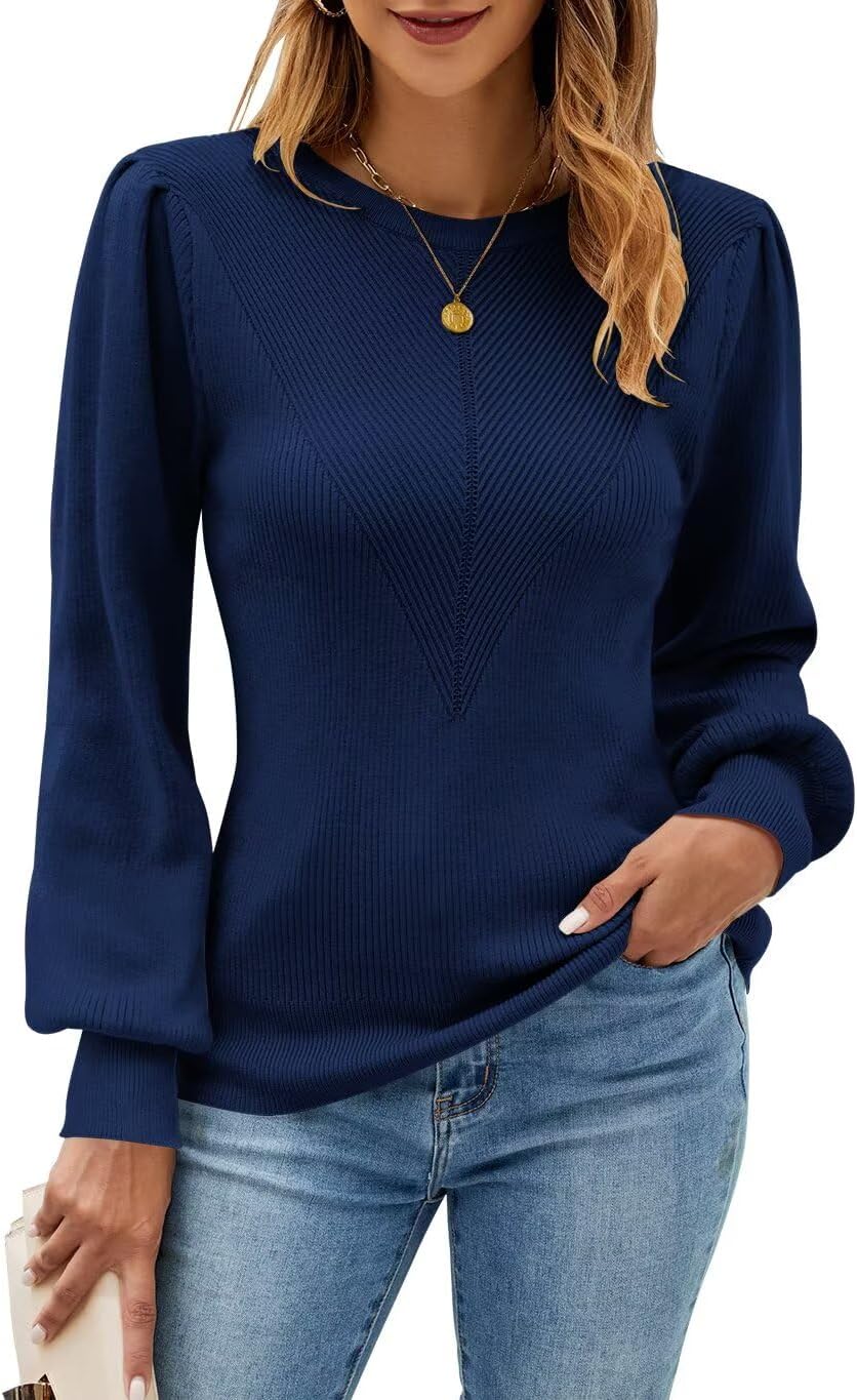 Casual Long Sleeve Sweaters for Women - Stylish Fall Tops