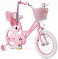 Glaf Girls Bicycle with Training Wheels for Ages 2 to 12 Years