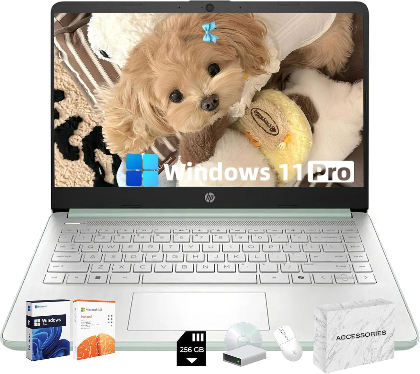 HP 2025 Student Business Laptop with Intel N150 and 16GB RAM