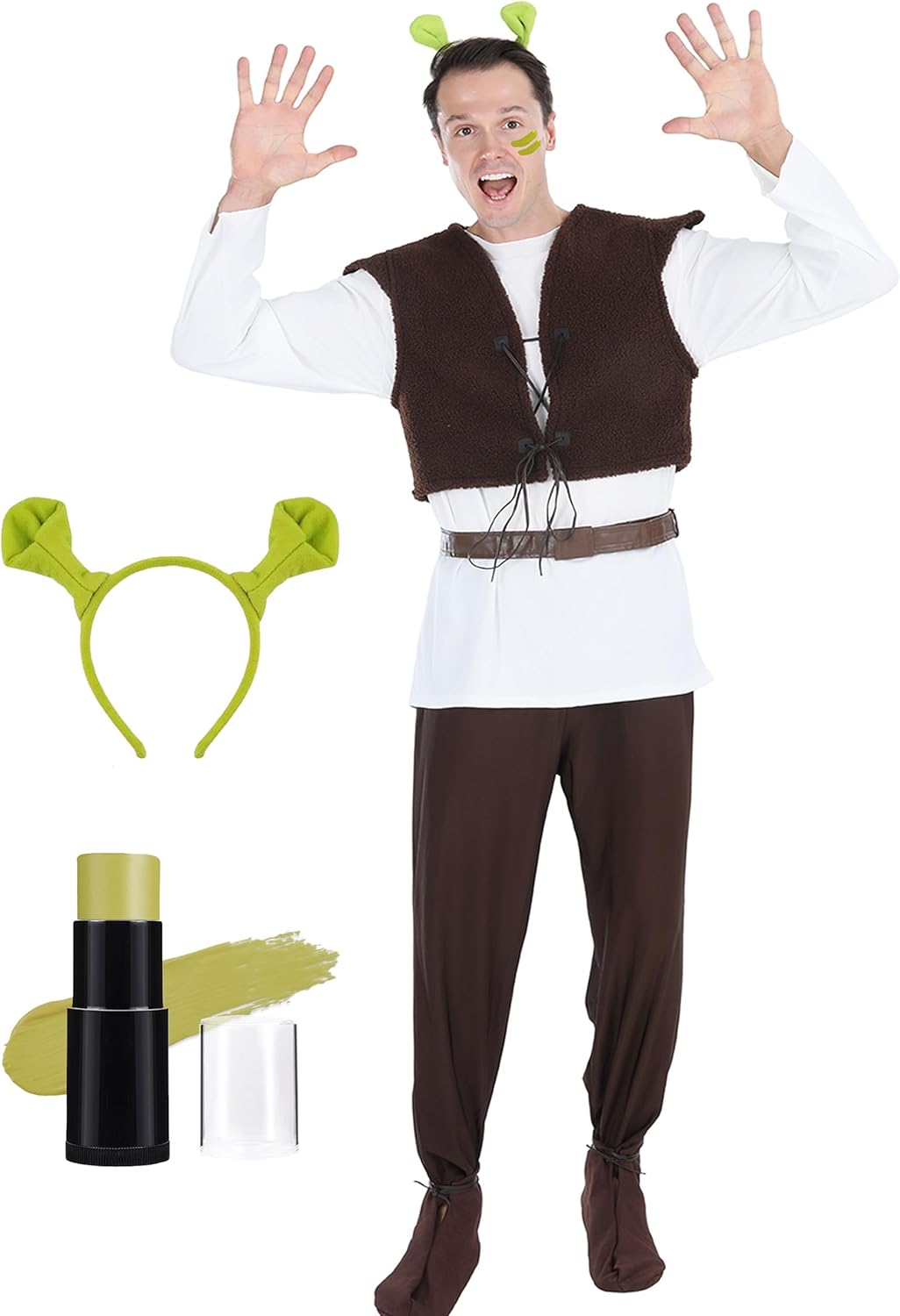 5Pcs Halloween Monster Costume for Adults Cosplay Full Set