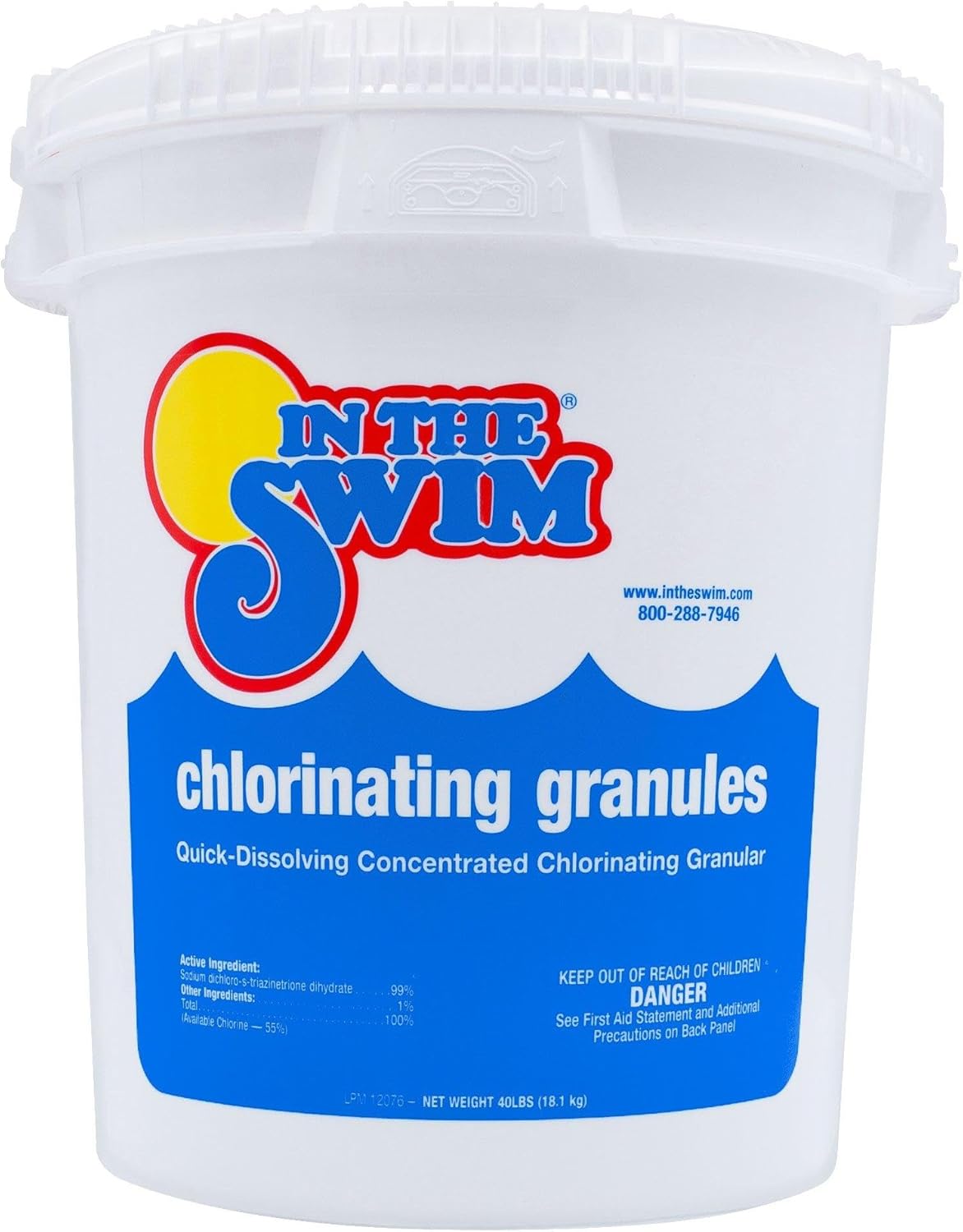 Sodium Dichlor Chlorine Shock Granules for Pool Sanitizing