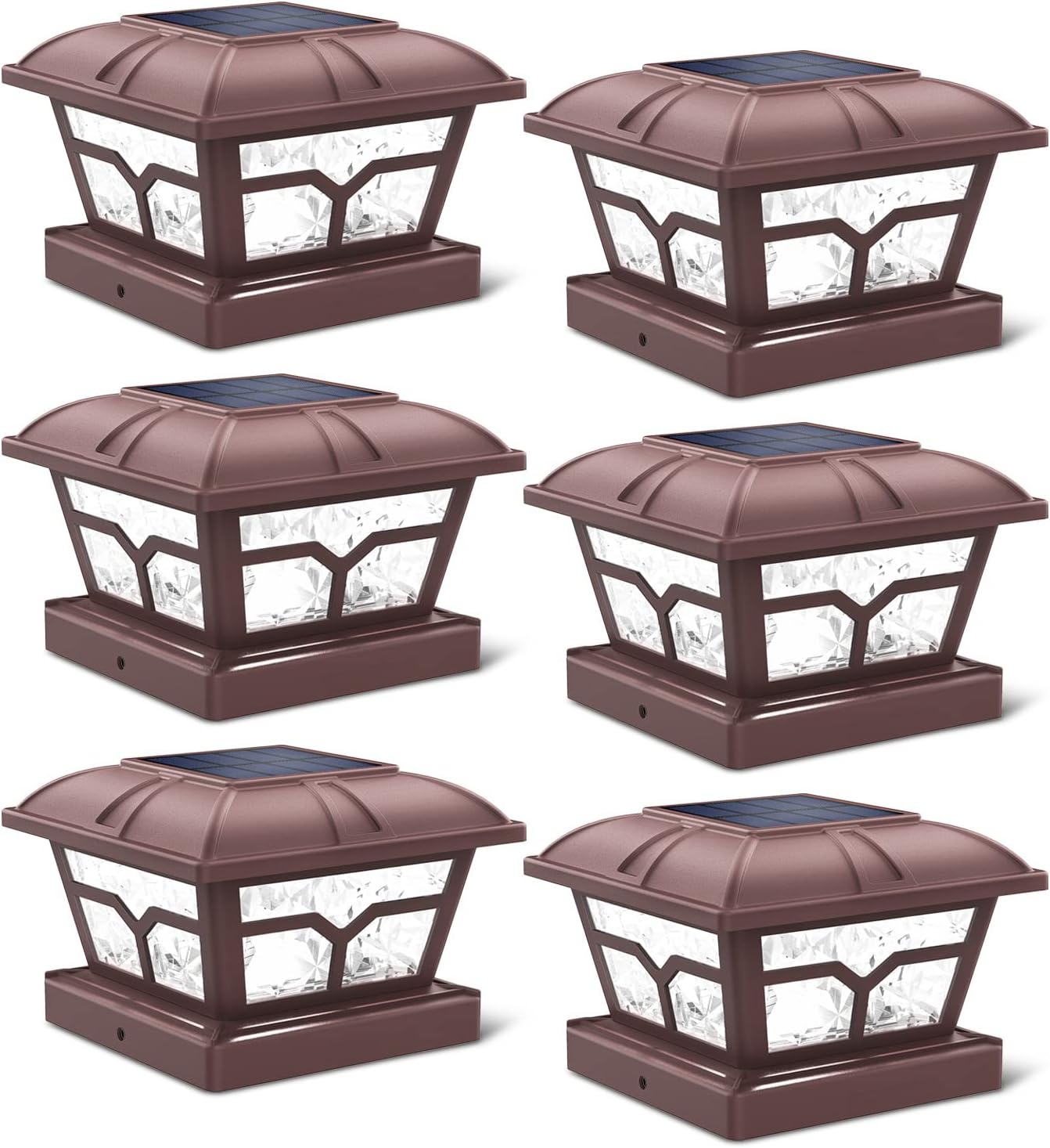 SIEDiNLAR Solar Post Cap Lights for 4x4 5x5 6x6 Posts