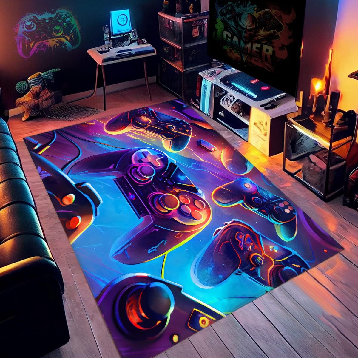 Gamer's Delight: NEBOTON Game Rug 36x24in