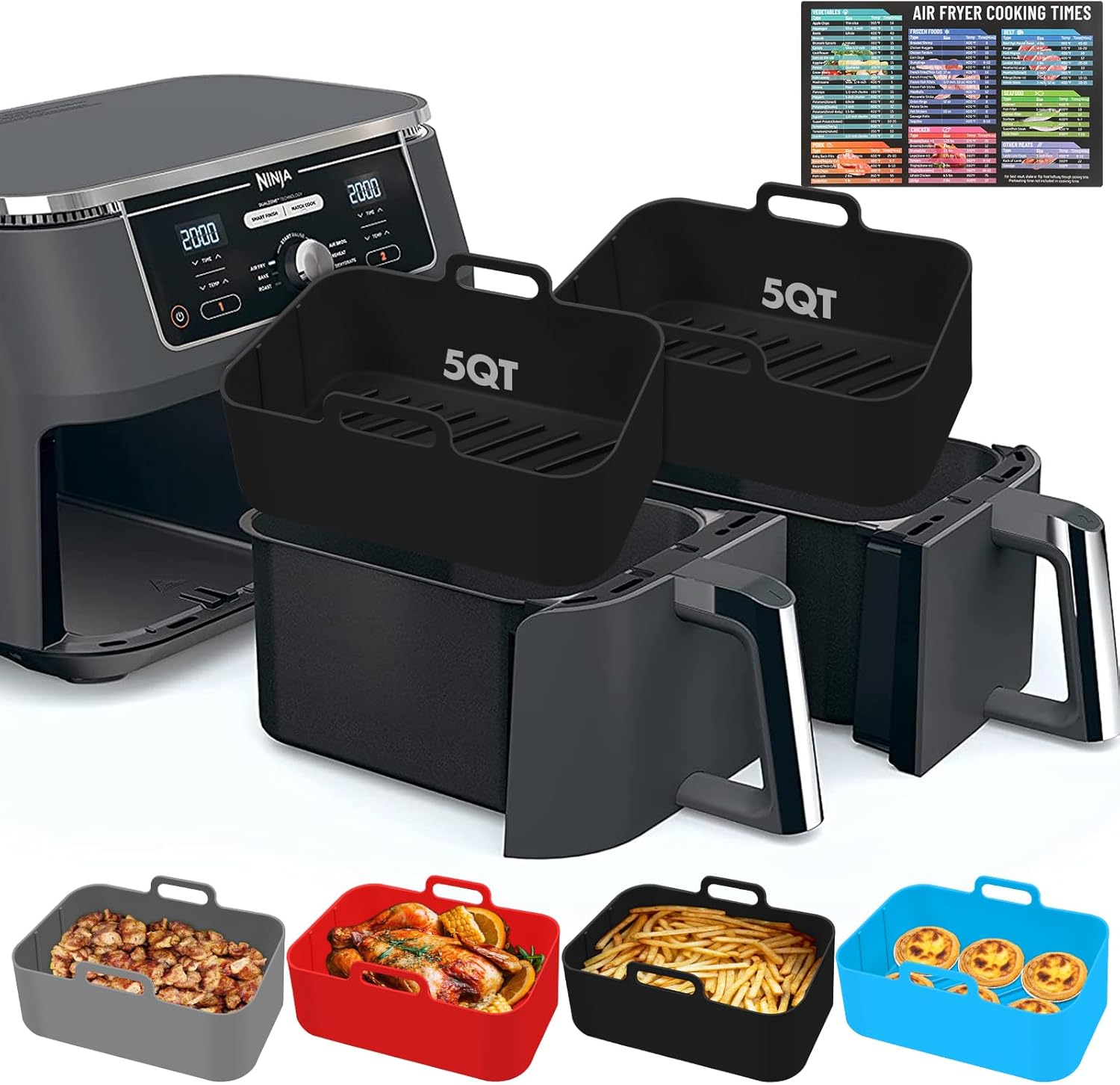 Reusable Silicone Air Fryer Liners - Easy Cleanup!