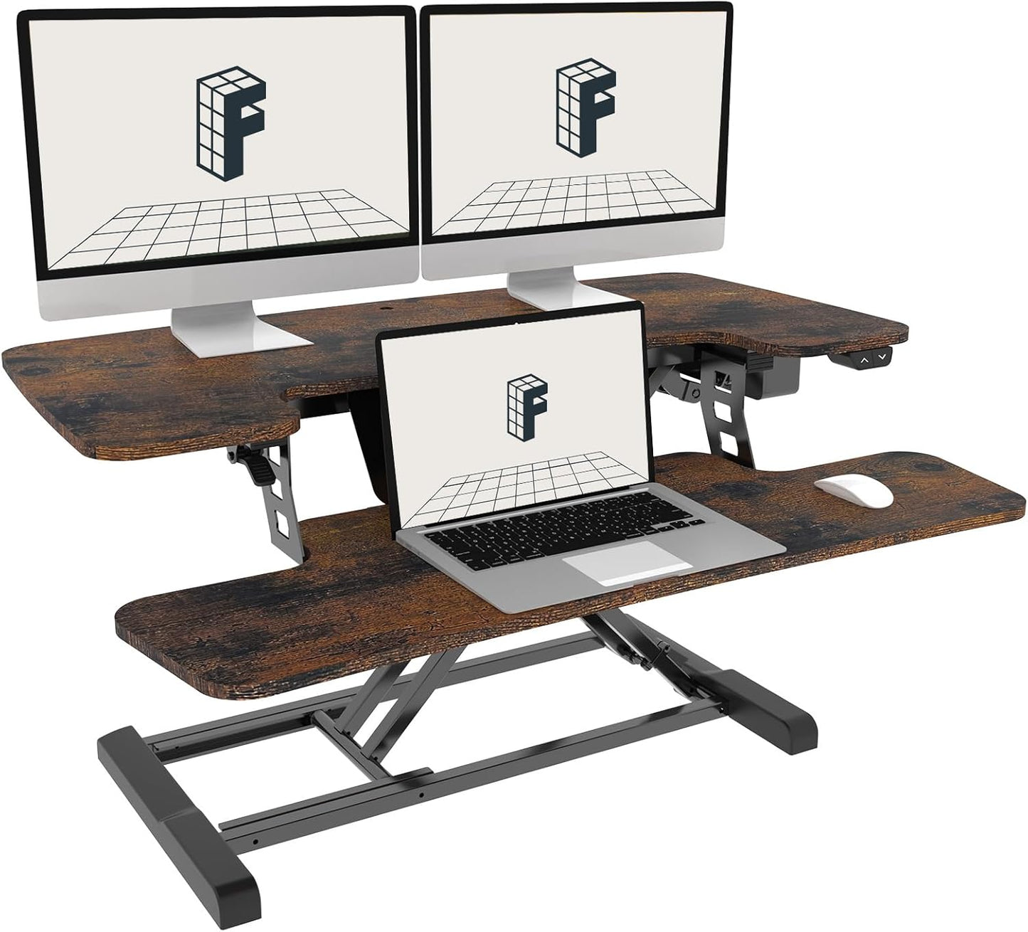FLEXISPOT Electric Standing Desk Converter for Ergonomic Comfort