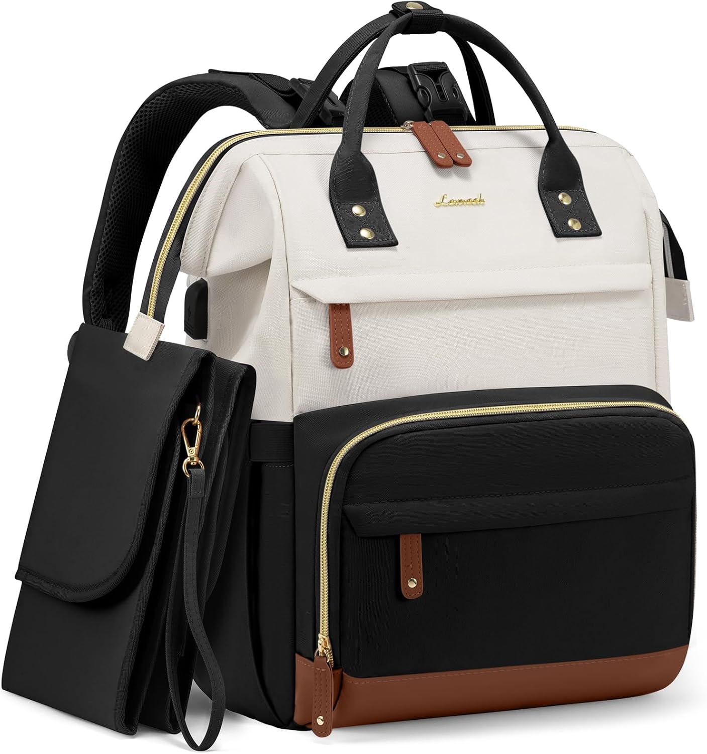 LOVEVOOK Diaper Bag Backpack with Changing Station for Parents