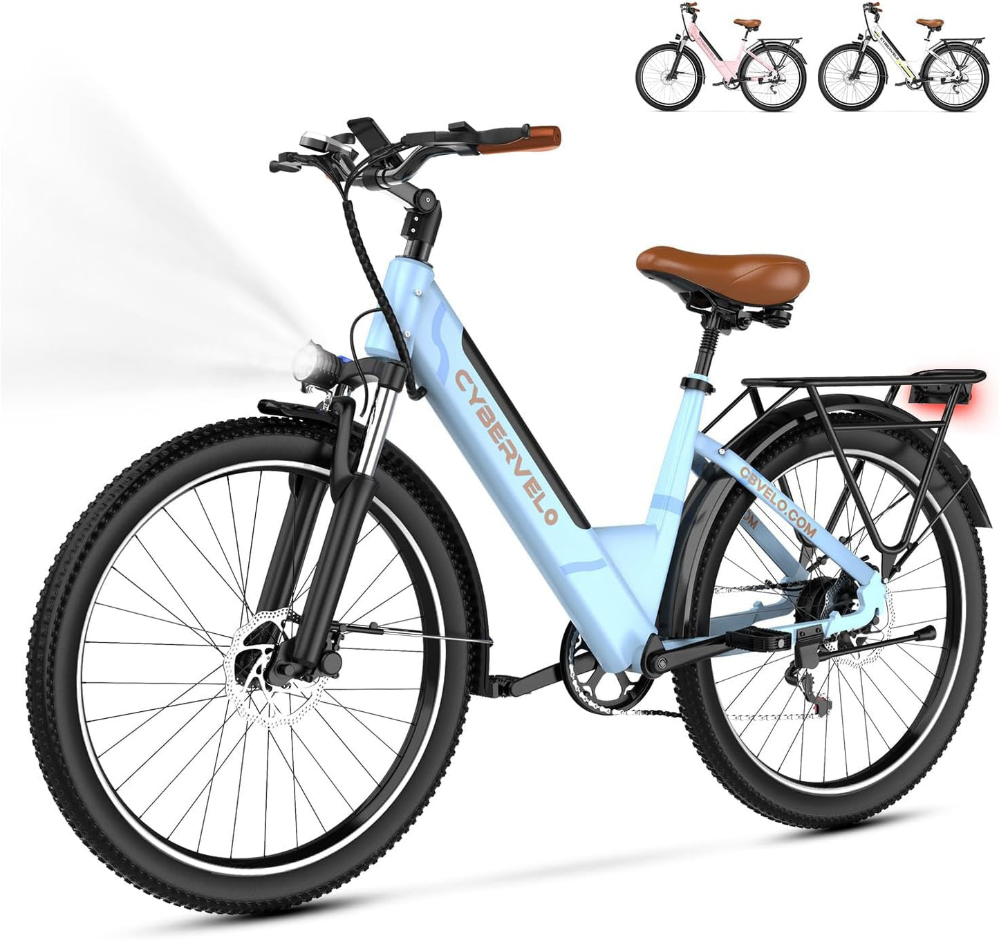 1000 Peak Electric Bike for Adults with Long-Lasting Battery