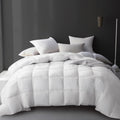 Hotel Grand Luxury White Goose Feather Down Comforter King Size - All