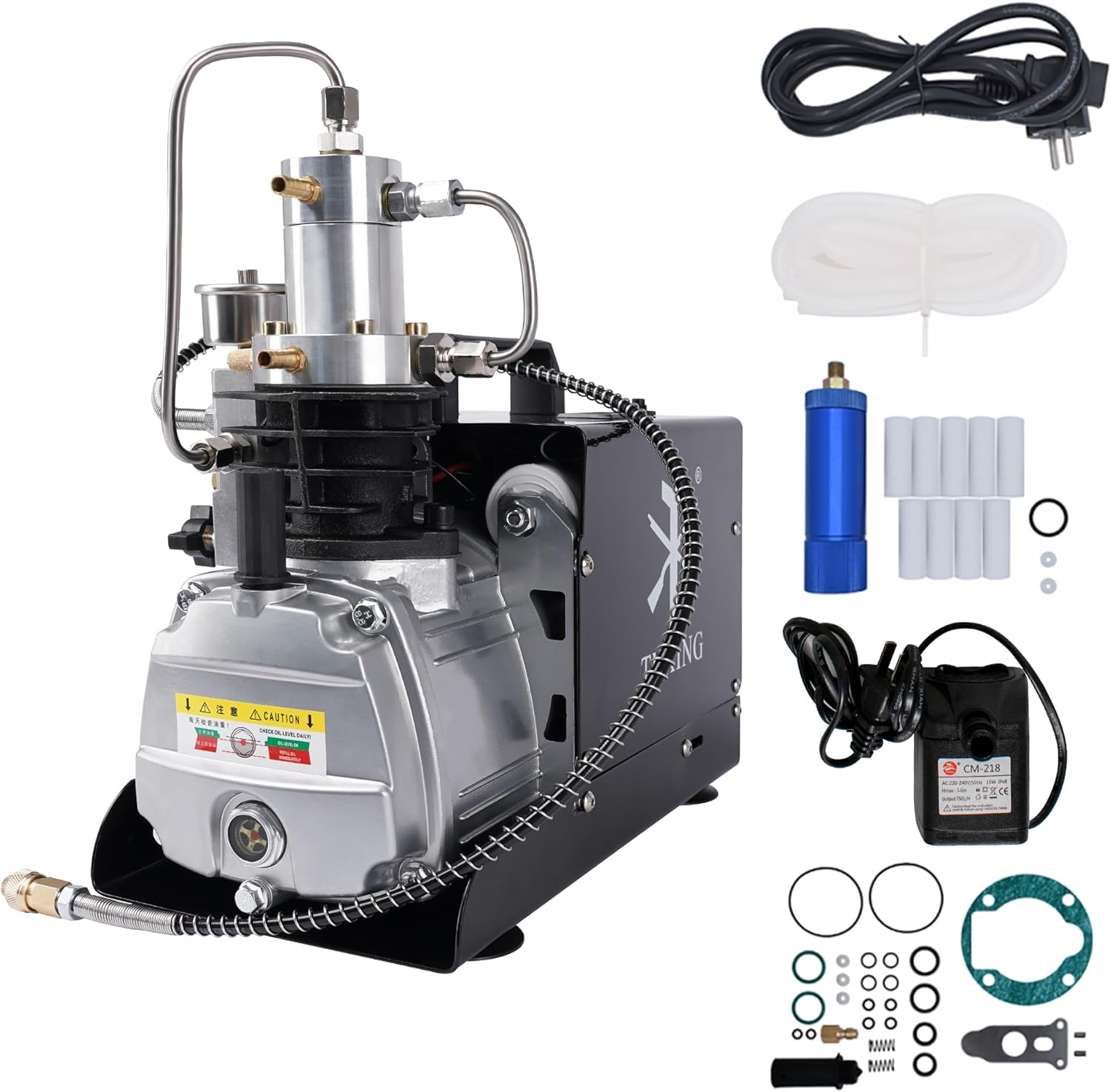TUXING 4500Psi Electric Air Compressor for Pcp Rifles & Scuba Tanks