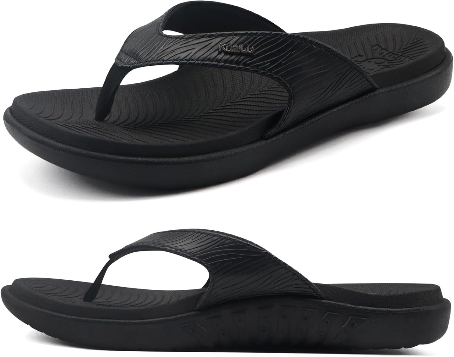 KuaiLu Flip Flops for Women with Arch Support and Comfort