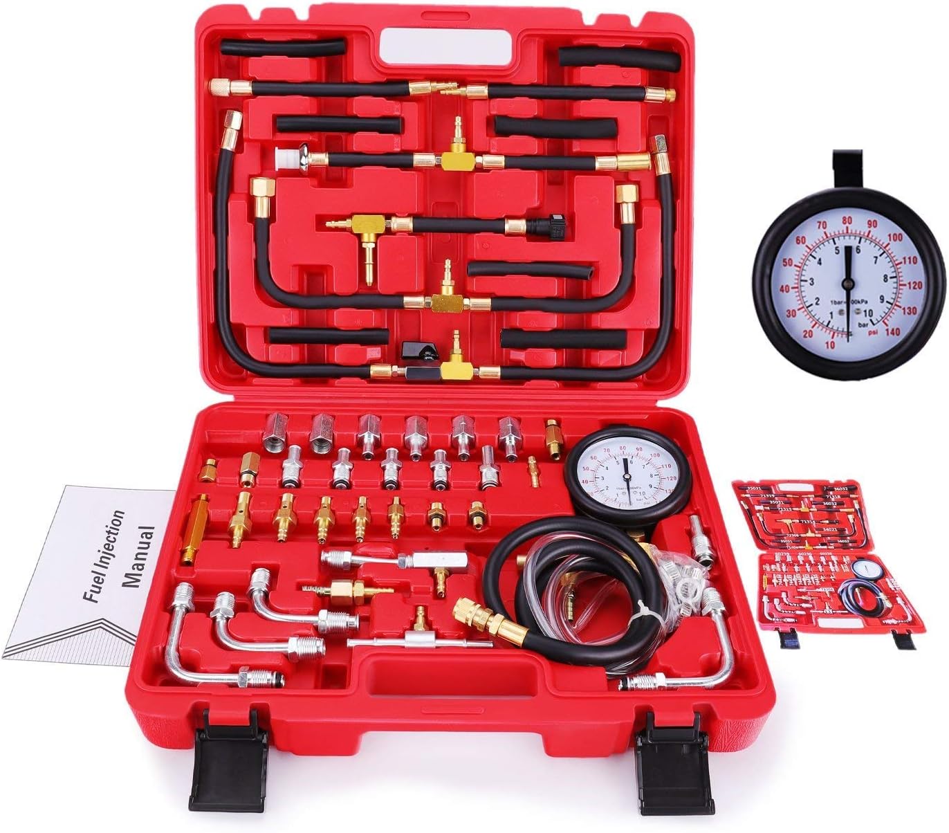 BETOOLL Pro Fuel Injection Pressure Tester Kit for Accurate Readings