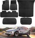 Floor Mats for 2025-2026 Tesla Model Y Juniper - Set of 6 Custom Fit