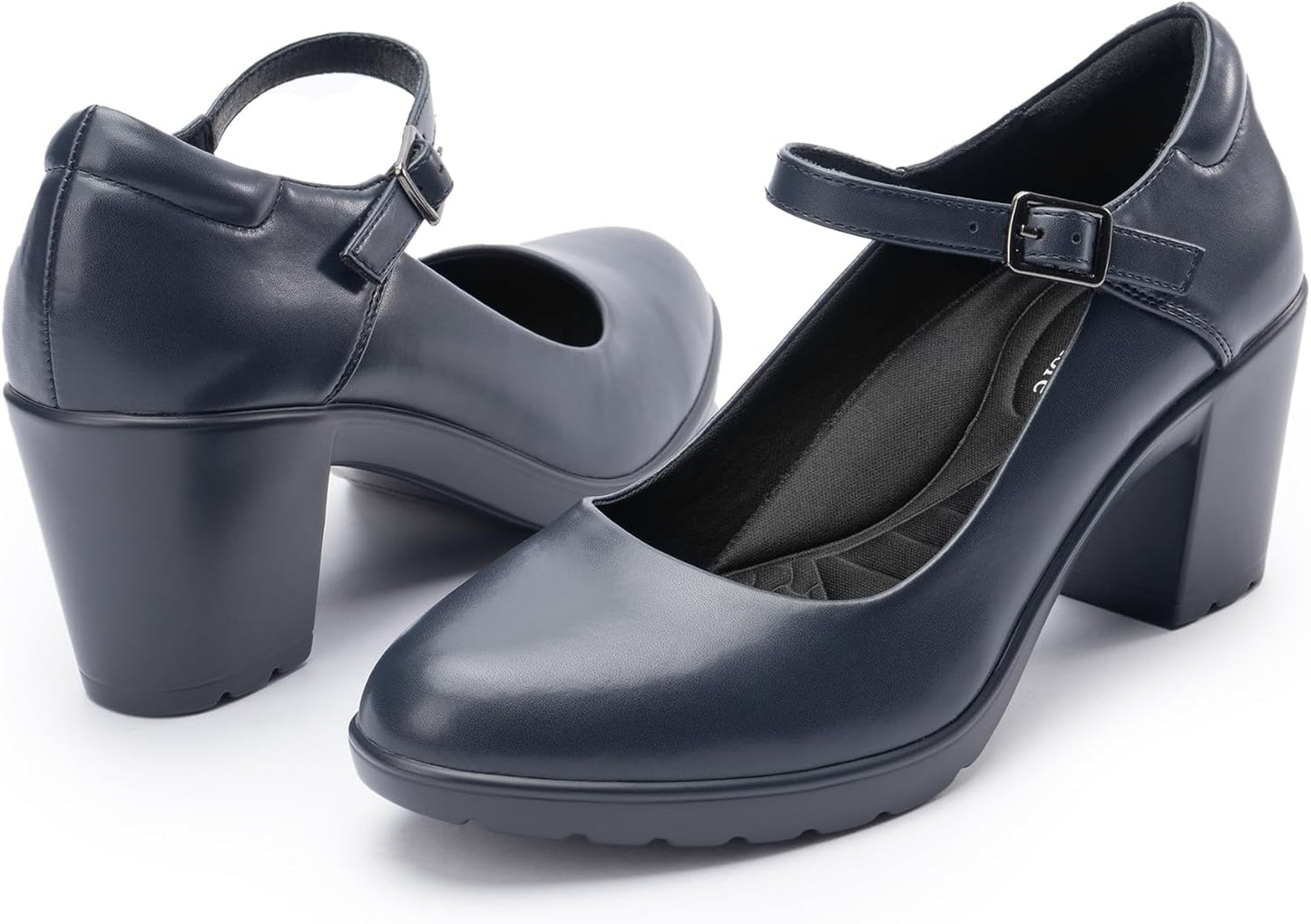 Mary Jane Heels with Arch Support for Comfortable Dress Shoes