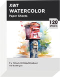 Watercolor Paper 9x12in 120 Sheets 140lb/300gsm Cold Pressed - Bulk