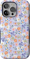 Casely iPhone 14 Pro Case Poppy Meadows - Bold 8-ft Drop Protection