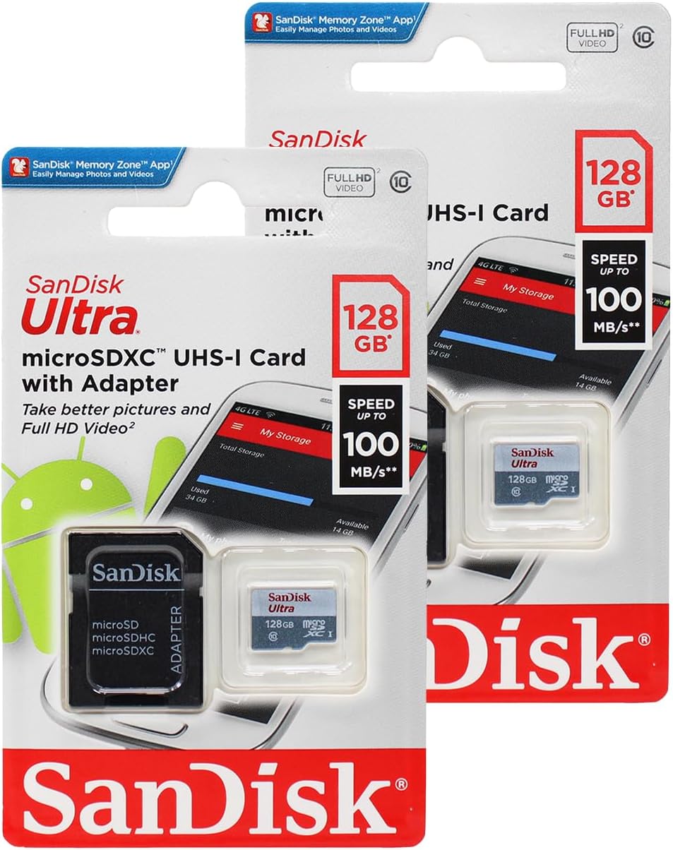 Double your storage with SanDisk 256GB MicroSD!