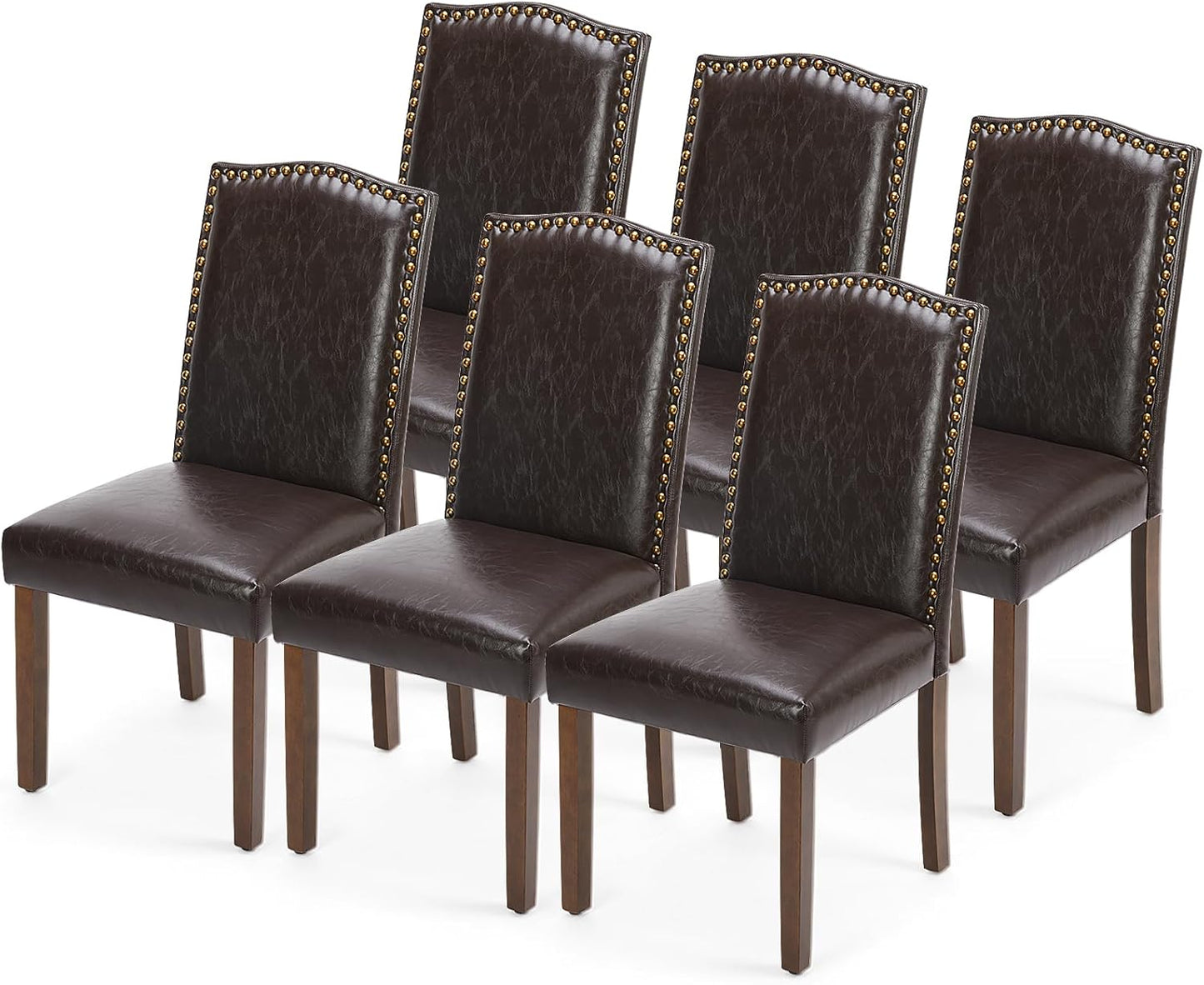 DUMOS Dining Chairs Set of 6 for Modern Kitchen and Dining Room