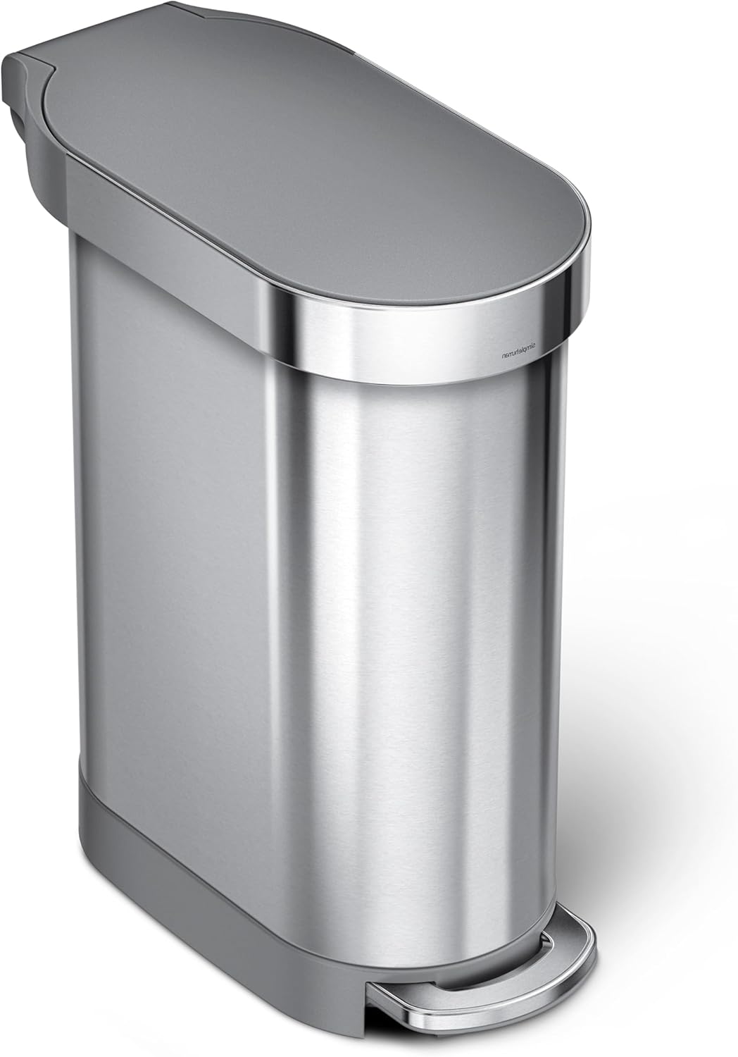 simplehuman 45 Liter Slim Hands-Free Kitchen Trash Can