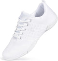 Women White Cheer Shoes for Cheerleading - Breathable, Lightweight