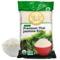 20 Pounds Organic Thai Hom Mali Jasmine Rice - Fresh Vacuum Packed