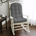 Rocking Chair Cushion 4 Inch Extra Thick - Supportive Tufted Pads