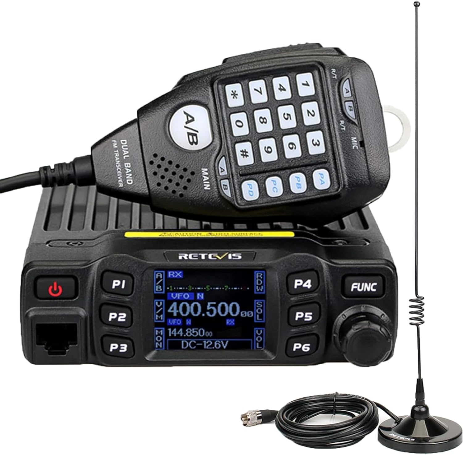 Retevis RT95 Dual Band Mobile Radio for Long Range Communication