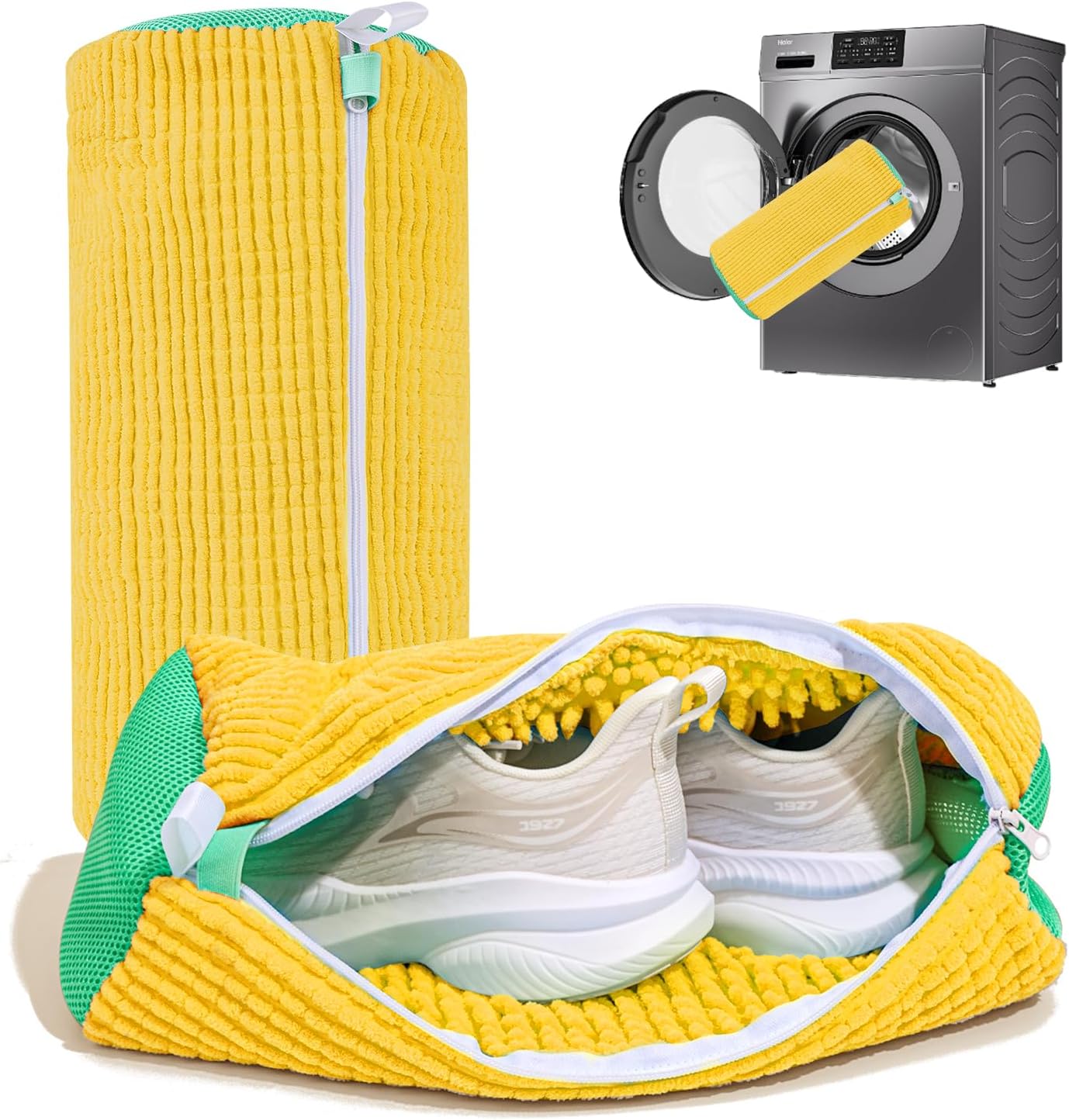 2pc Shoe Cleaning Bag Set for Washer & Dryer - Unstain Sneaker Cleaner