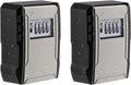 UPGRADE Extra Large Capacity Key Lock Box - Weatherproof 2 Pack