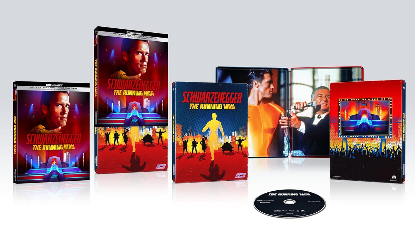 The Running Man Limited Edition Steelbook for Collectors and Fans