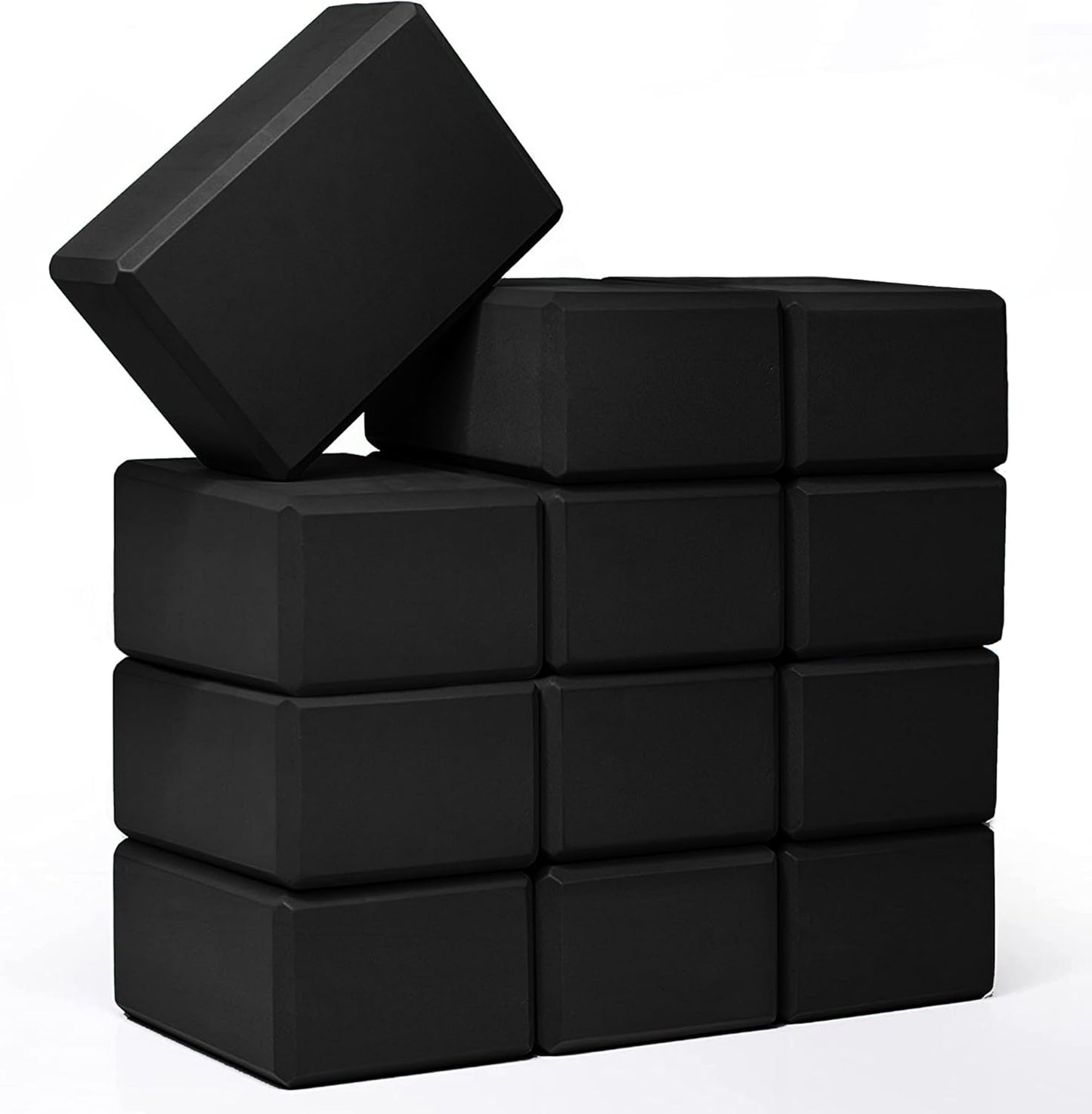 Firm Support Yoga Blocks - Bulk Pack for Balance and Flexibility!