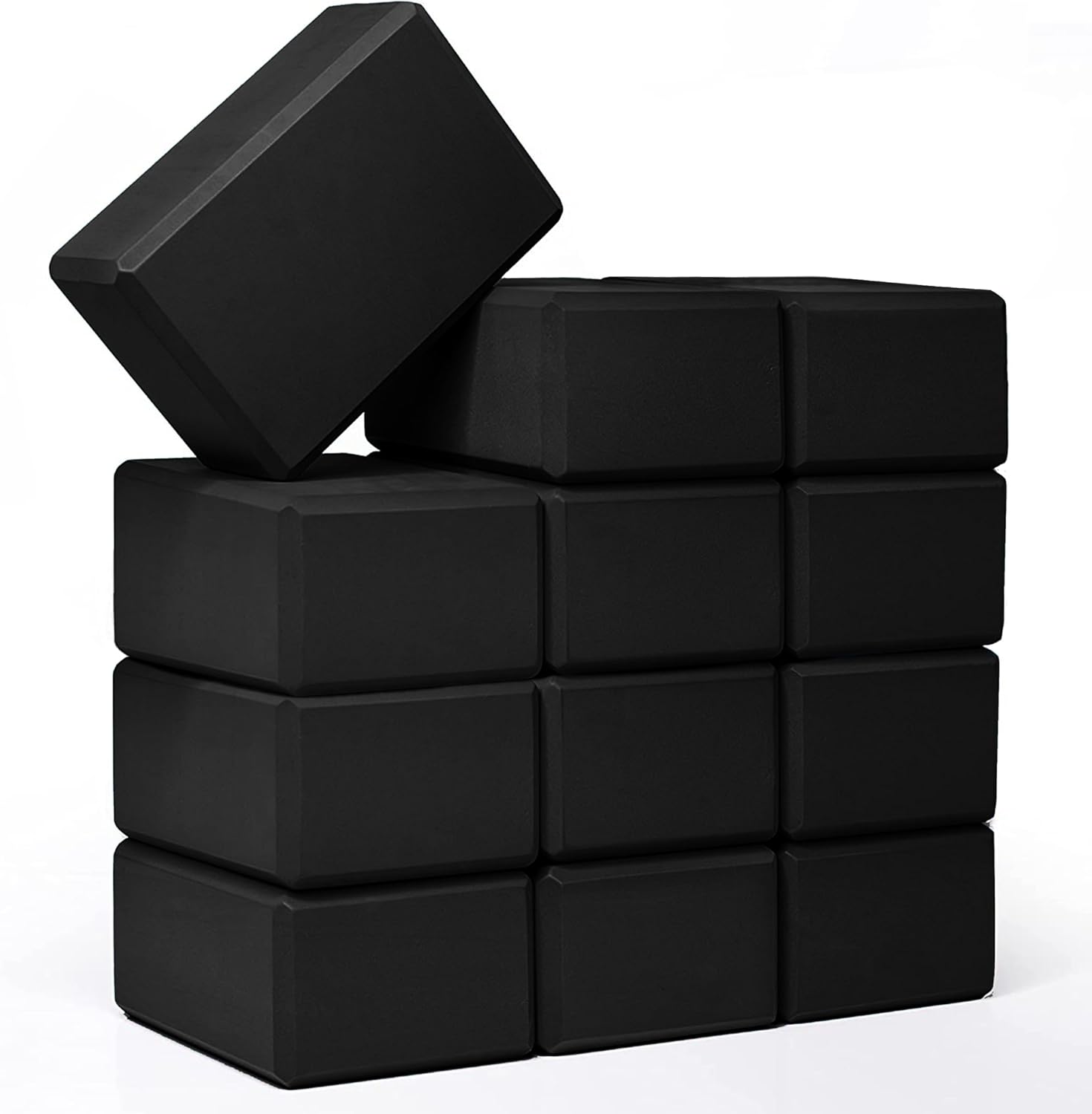 Firm Support Yoga Blocks - Bulk Pack for Balance and Flexibility!