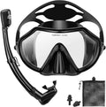 Snorkeling Gear for Adults - Dry Adult Snorkel Set with HD Panoramic