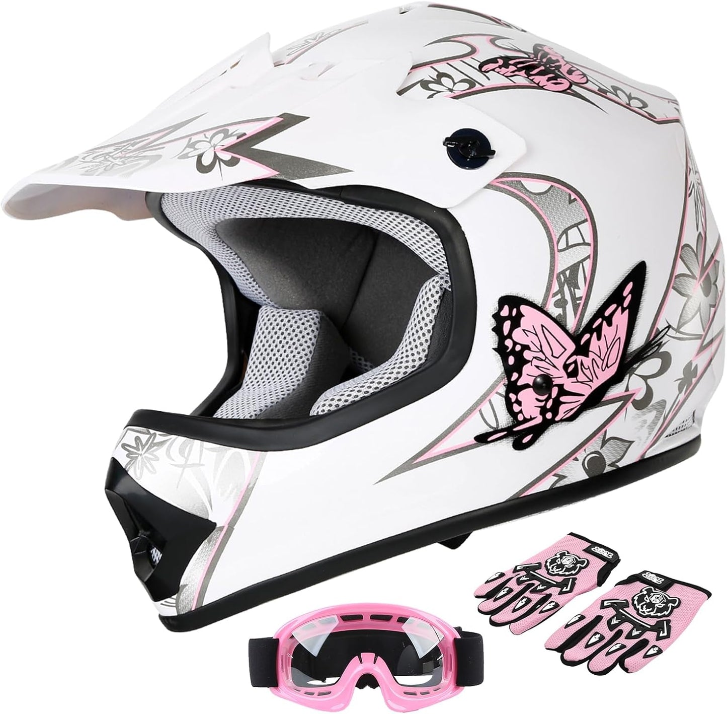 SLMOTO Youth Kids Helmet for Motocross and Offroad Riding