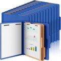 36 Pcs Classification Folders Letter Size with 2 Dividers - Bulk