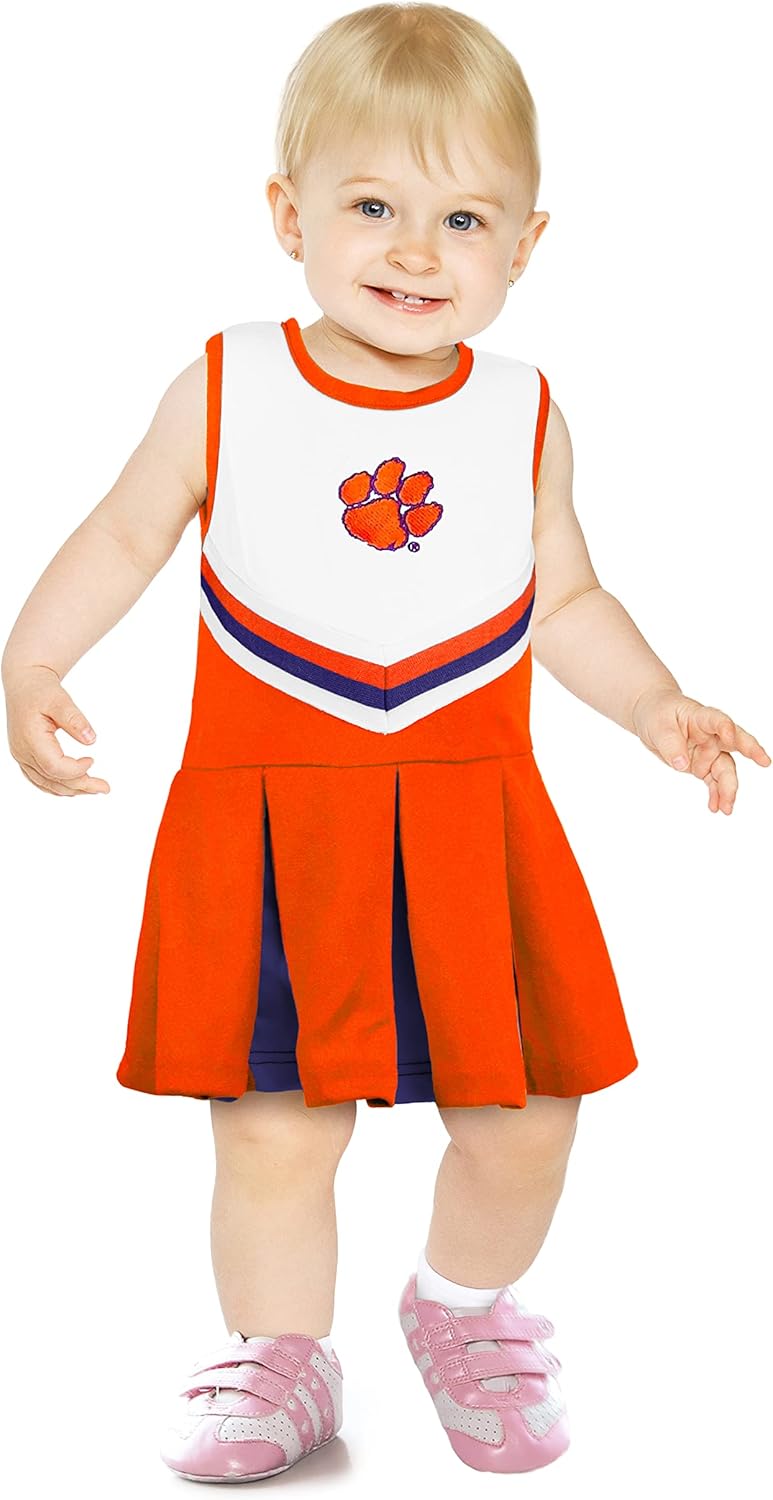 Little King NCAA Infant/Toddler Girls Cheer Jumper Dress Sizes 6M-4T
