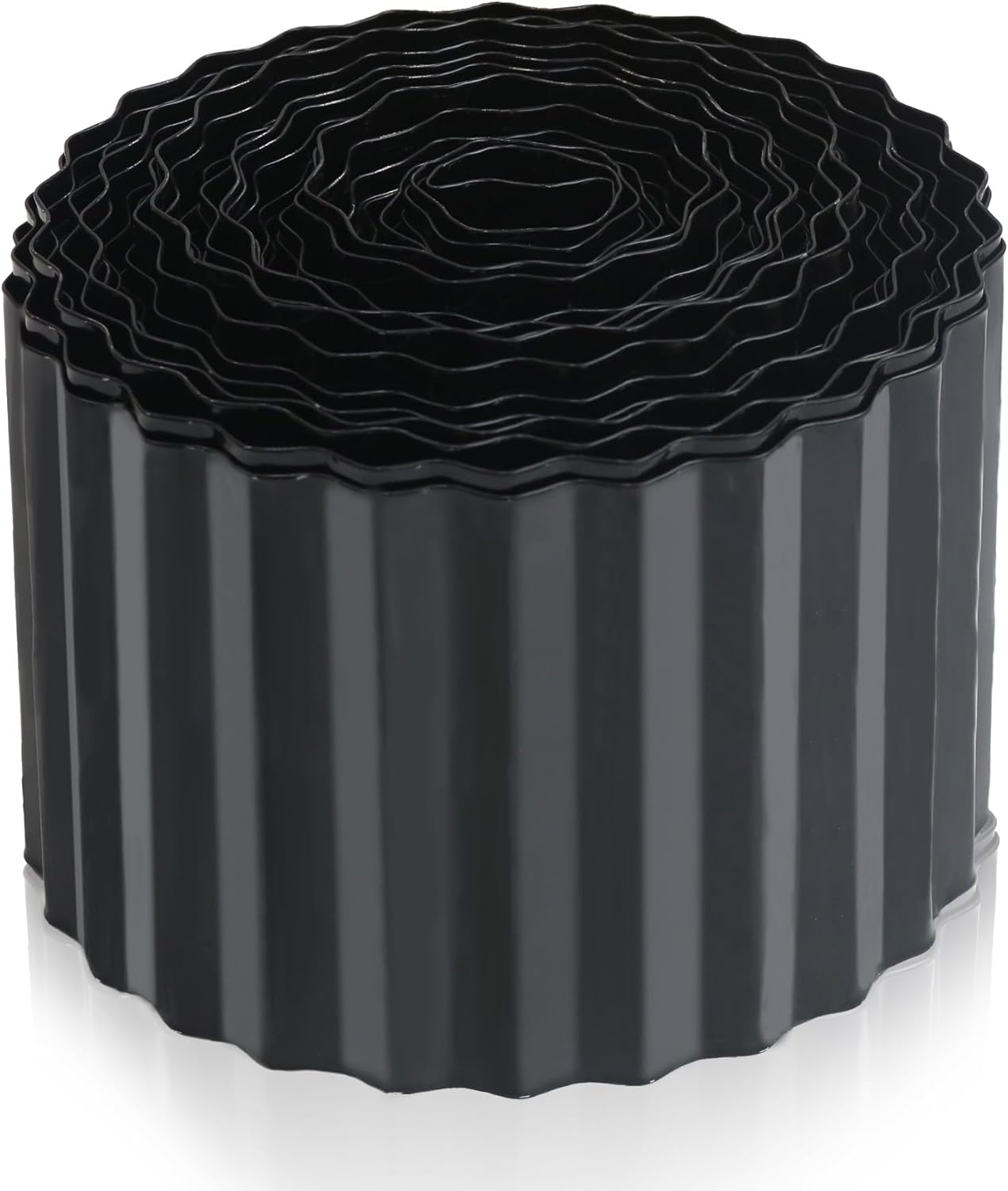 Metal Corrugated Garden Edging for Stylish Flower Beds and Lawns