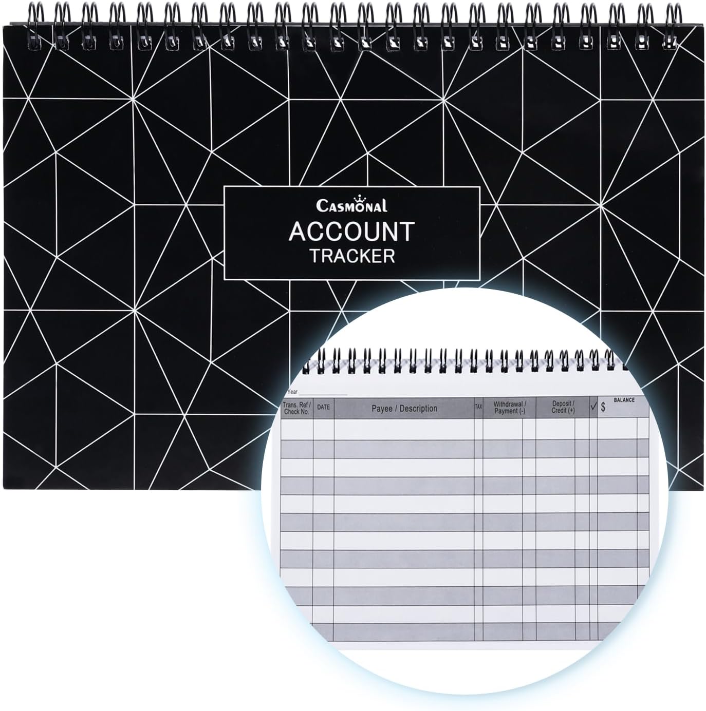 Track Finances Seamlessly with CASMONAL A5 Check Registers