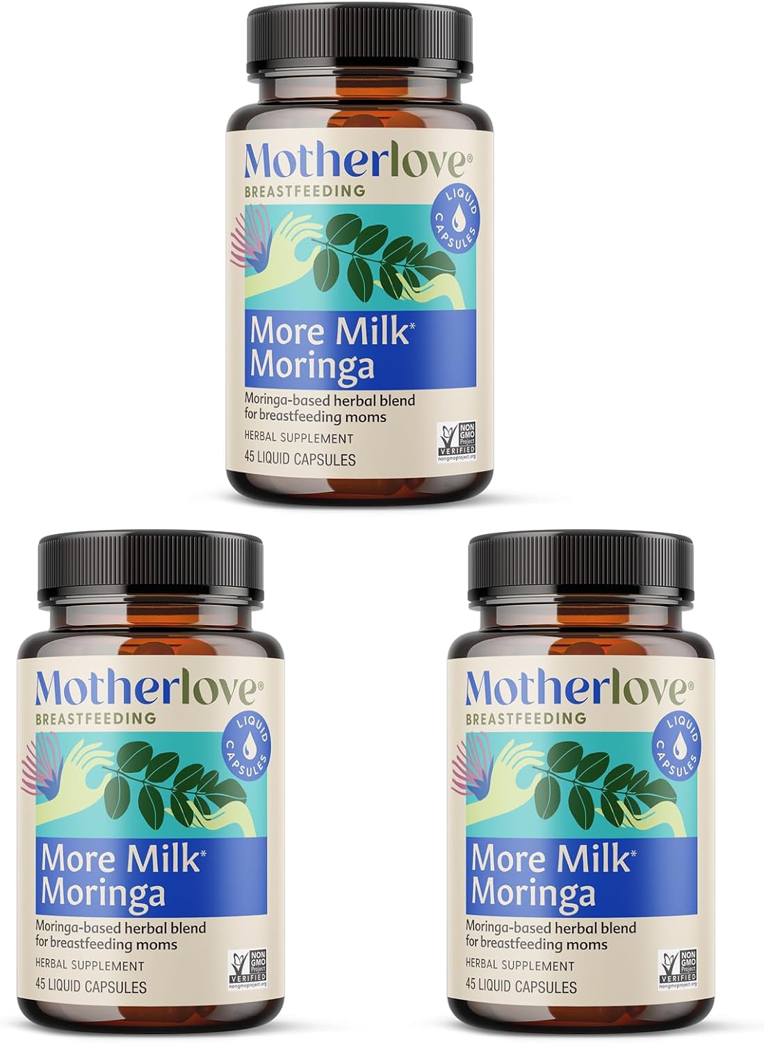 More Milk Moringa Lactation Supplement for Breastfeeding Moms