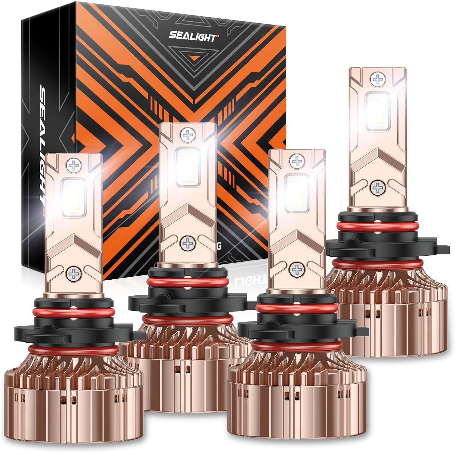 SEALIGHT X6S 9005 9006 Bulbs Combo for Ultra-Bright Lighting