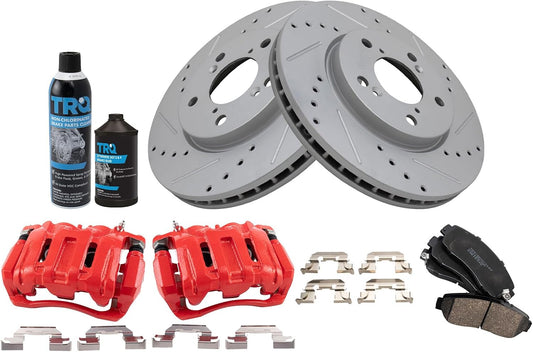 TRQ Front Performance Brake Pad & Rotor Kit for Honda Odyssey