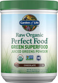 Raw Organic Perfect Food Greens Powder Chocolate - 60 Servings