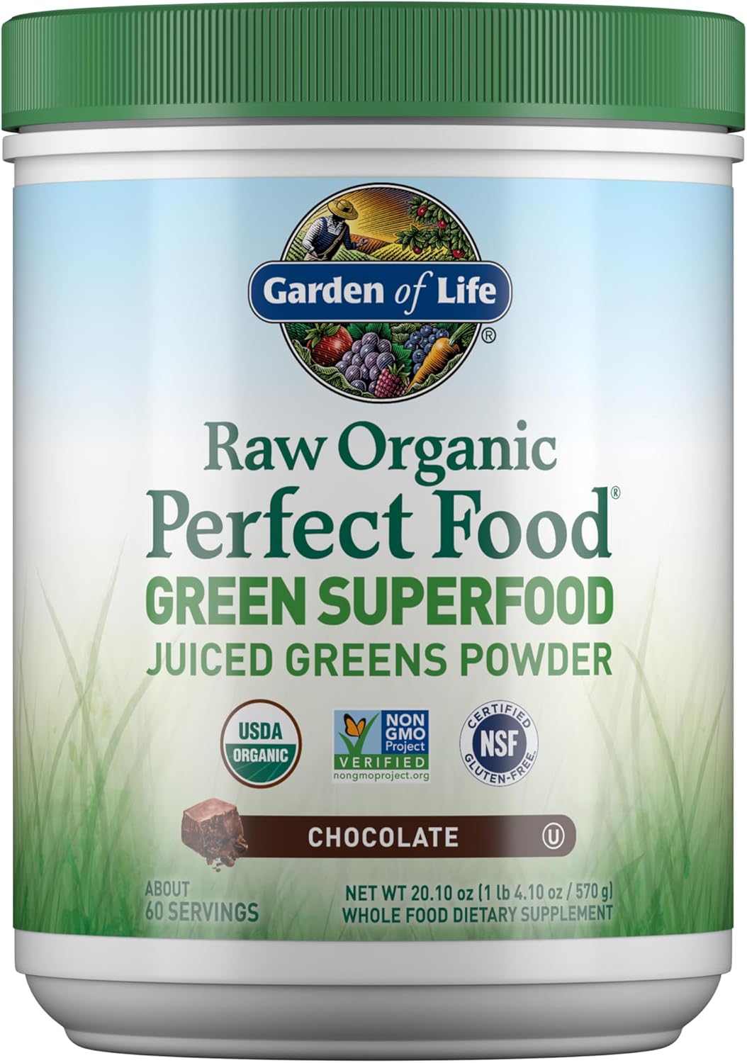 Garden of Life Raw Organic Perfect Food Green Superfood Powder