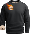 Boladeci Sherpa Lined Crewneck Sweatshirt for Ultimate Warmth