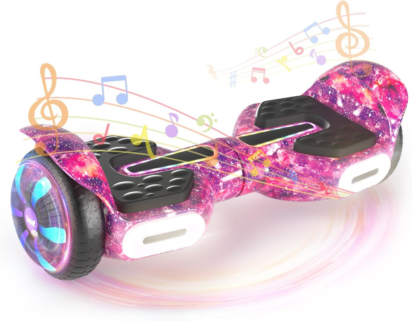 6.5 Inch Scooter with Bluetooth Speaker and LED Lights for All Ages