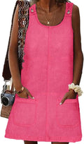 BZB Women's Sleeveless Denim Dress Perfect for Casual Outings